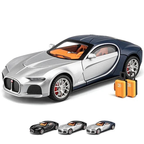 1:24 Bugatti Atlantic diecast scale model Back car for collectors