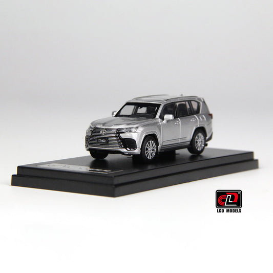 Lexus LX600 Silver 1:64 scale model car - LCD Model