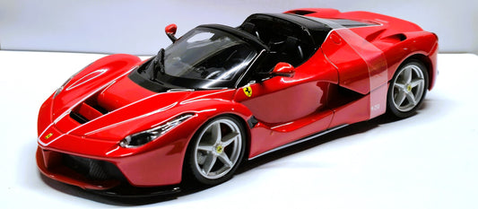 Ferrari Laferrari Aperta Red Black 1/24 Diecast Model Car