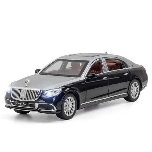 1:24 Big Mercedes Maybach S600 Toy Car Metal Pull Back Diecast Car