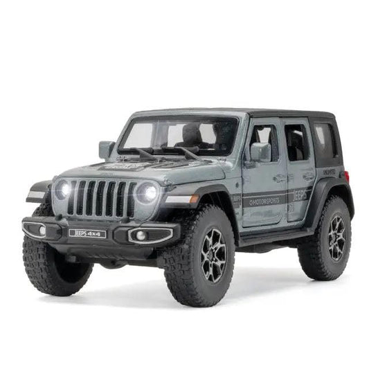 1:32 Wrangler Jeep Toy Car Metal Pull Back Diecast Car Multicolor
