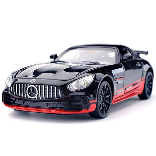 1:32 Mercedes AMG GTR Benz Diecast Metal Pullback Toy car collectible