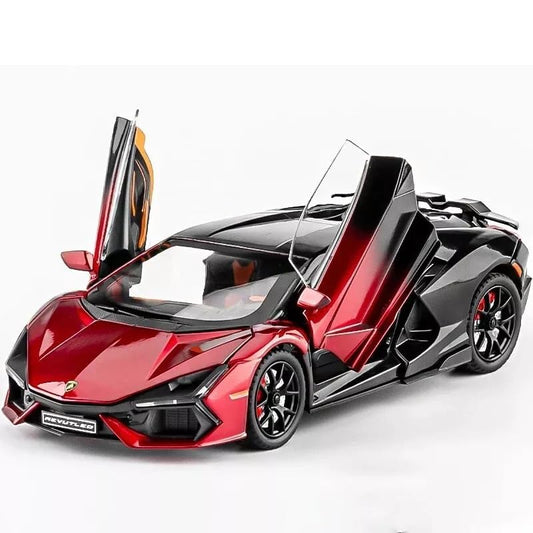 1:24 Lamborghini Revuelto Diecast Metal Pull Back Car Multicolor
