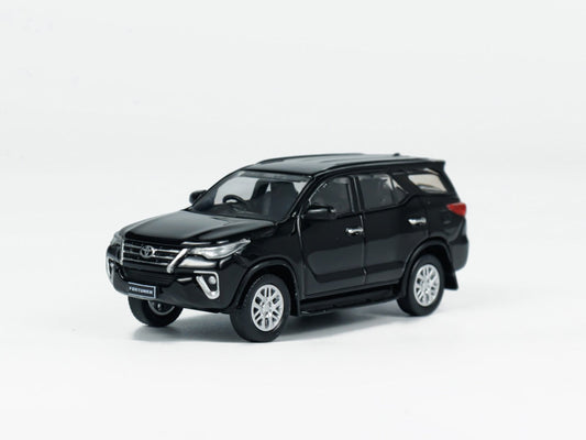 Toyota Fortuner 2018 - Black (RHD) 1:64 scale model car - BM creations