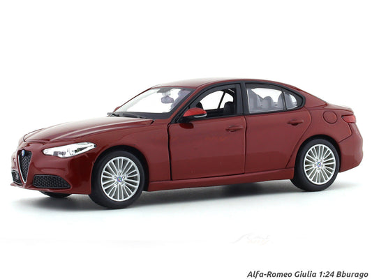 Alfa-Romeo Giulia Red 1:24 licensed diecast Scale Model car
