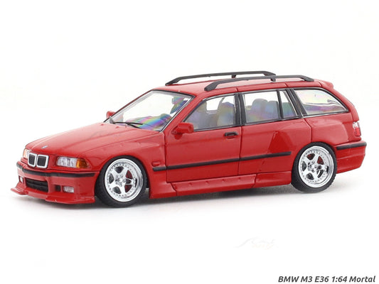 BMW M3 E36 red 1:64 Mortal diecast scale model miniature car collectible