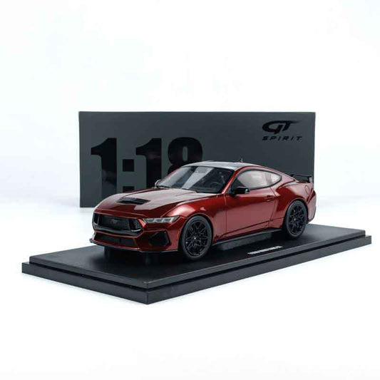 Ford Mustang GT 2024 Rapid RED 1:18 scale model car -GT Spirit