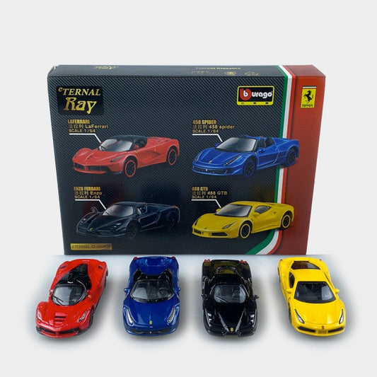 Ferrari 4 in 1 Eternal classic series pack 1:64 Diecast scale model Car
