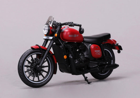 JAWA 42 bike miniature scale model bike in Orion Red colour scale 1/18 by