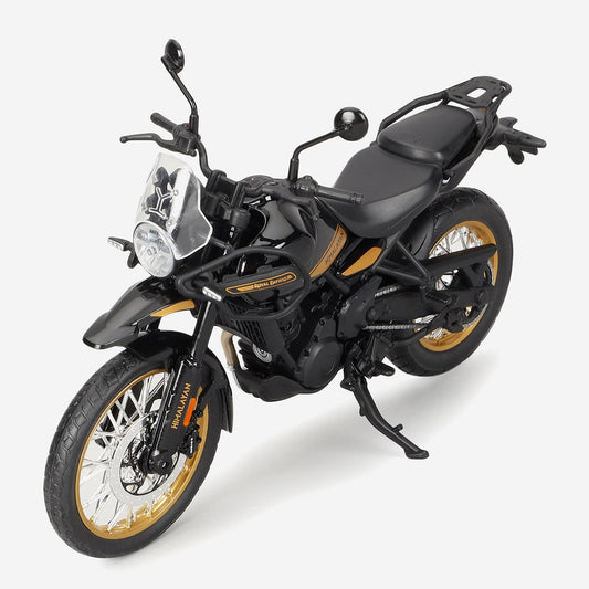 Royal Enfield N Himalayan scale model bike 1/12 by Black