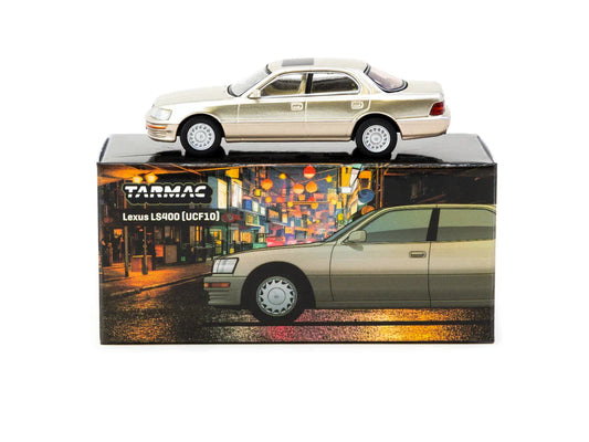 Lexus LS400 Champagne Beige Metallic 1:64 scale model car - Tarmac works