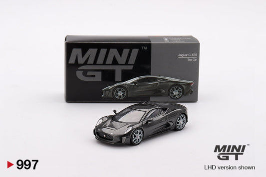 Jaguar C-X75 Test car 1:64 scale model car - Mini GT