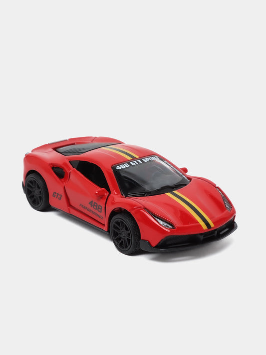 Ferrari 488 GT with Print 1:43 Diecast Car