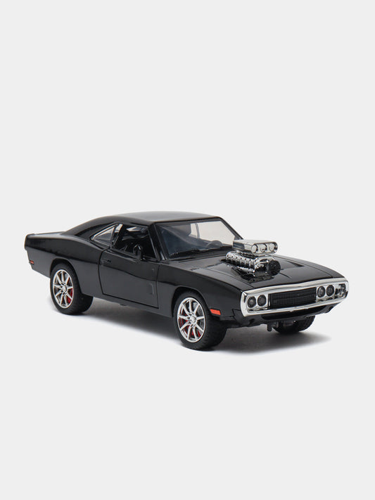 1970 Dodge Charger Metal Car, Collectible Model, Scale 1:24