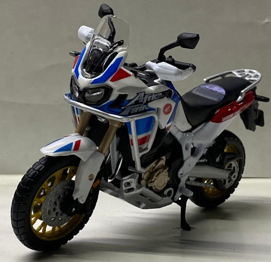 Honda Africa Twin Adventure bike model 1/18 scale