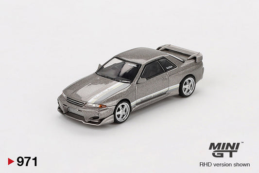 Nissan Skyline GT-R (R32) Veilside Combat C-I Veilside Combat Grey 1:64 scale model car - Mini GT