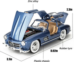1:24 Mercedees Benz 300 SL Vintage Car Sports Model collectible