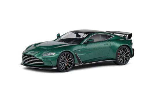 Aston Martin Vantage v12 Green 2023 1:43 scale model car -
