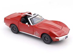 1970 Chevrolet Corvette red 1:24 licensed diecast Scale Model car collectible