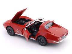1970 Chevrolet Corvette red 1:24 licensed diecast Scale Model car collectible