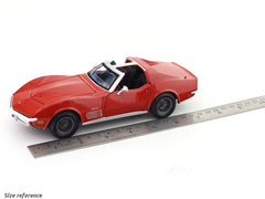 1970 Chevrolet Corvette red 1:24 licensed diecast Scale Model car collectible