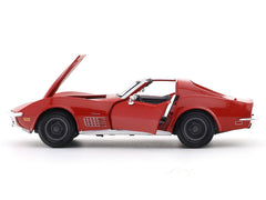 1970 Chevrolet Corvette red 1:24 licensed diecast Scale Model car collectible