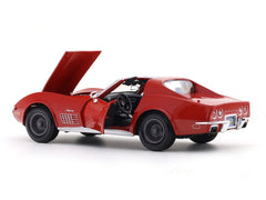 1970 Chevrolet Corvette red 1:24 licensed diecast Scale Model car collectible