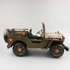 New Diecast Mini Willis Jeep Model Scale Model Car (1:18 Scale)