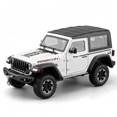 1:24 Jeep WRANGLER RUBICON Off-road with Sound and Light Pullback open door Metal Car Model