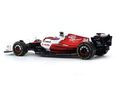 Broken Packaging : 2022 Alfa-Romeo C42 #24 Zhou Guanyu 1:18 Solido diecast scale model car collectible