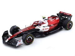 Broken Packaging : 2022 Alfa-Romeo C42 #24 Zhou Guanyu 1:18 Solido diecast scale model car collectible