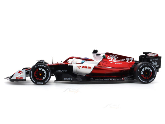 2022 Alfa-Romeo C42 #77 Valtteri Bottas 1:18 Solido diecast scale model car collectible