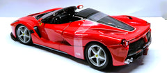 Ferrari Laferrari Aperta Red Black 1/24 Diecast Model Car