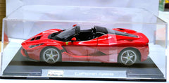 Ferrari Laferrari Aperta Red Black 1/24 Diecast Model Car