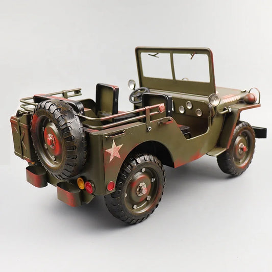 New Diecast Mini Willis Jeep Model Scale Model Car (1:18 Scale)