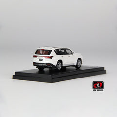 Lexus LX600 White 1:64 scale model car - LCD models