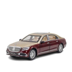 1:24 Big Mercedes Maybach S600 Toy Car Metal Pull Back Diecast Car