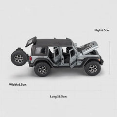 1:32 Wrangler Jeep Toy Car Metal Pull Back Diecast Car Multicolor
