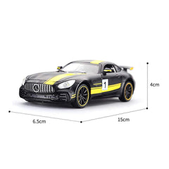 1:32 Mercedes AMG GTR Benz Diecast Metal Pullback Toy car collectible