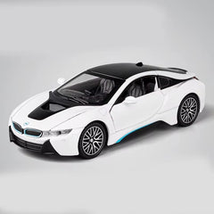1:32 BMW I8 Toy Car Metal Pull Back Diecast Car Multicolor
