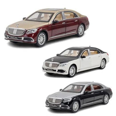 1:24 Big Mercedes Maybach S600 Toy Car Metal Pull Back Diecast Car