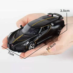 1:32 Bugatti LA Voiture Toy Car Metal Pull Back and Sound Light, Gifts Toys Multicolor