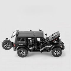 1:32 Jeep Rubicon 3 door Metal Die-cast Car | assorted colours
