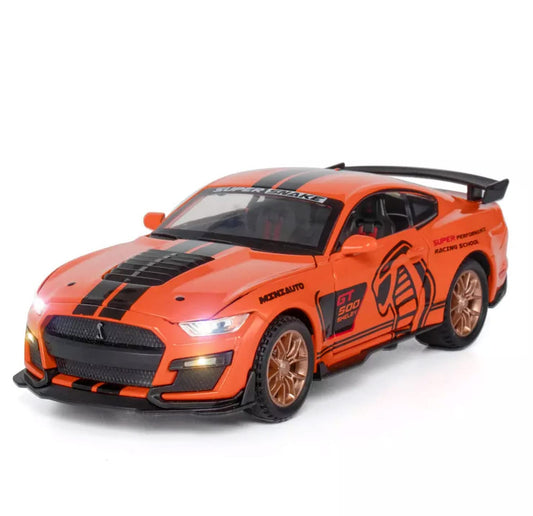 1:32 Ford Mustang Shelby GT500 Diecast Metal Pullback Toy car collectible