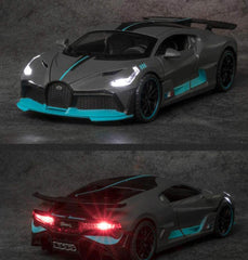 1:32 Bugatti DIVO Pull Back Metal Diecast Toys Car collectible