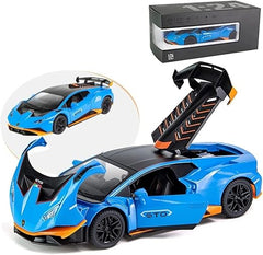 1:24 Lambor-ghini Huracan STO Sports Car Diecast Metal Alloy Model car