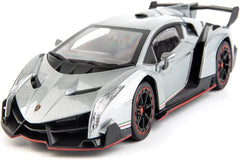 1:24 Lamborghini VANENO Metal Pull Back Diecast Car Multicolor