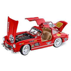 1:24 Mercedes Benz 300sl Vintage Sports Scale Model Diecast car