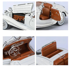 1:24 1936 Mercedes Benz 500K Roadster diecast scale model car collectible