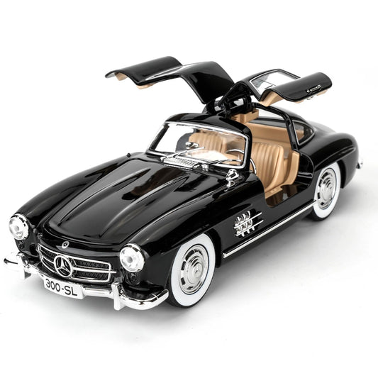 1:24 Mercedees Benz 300 SL Vintage Car Sports Model collectible